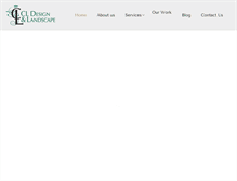 Tablet Screenshot of cldesignlandscape.com